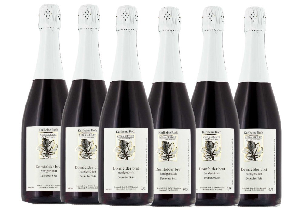 Wein- & Sektgut Karlheinz Roth Weingut Karlheinz Roth Dornfelder Rotsekt brut - 6er Karton