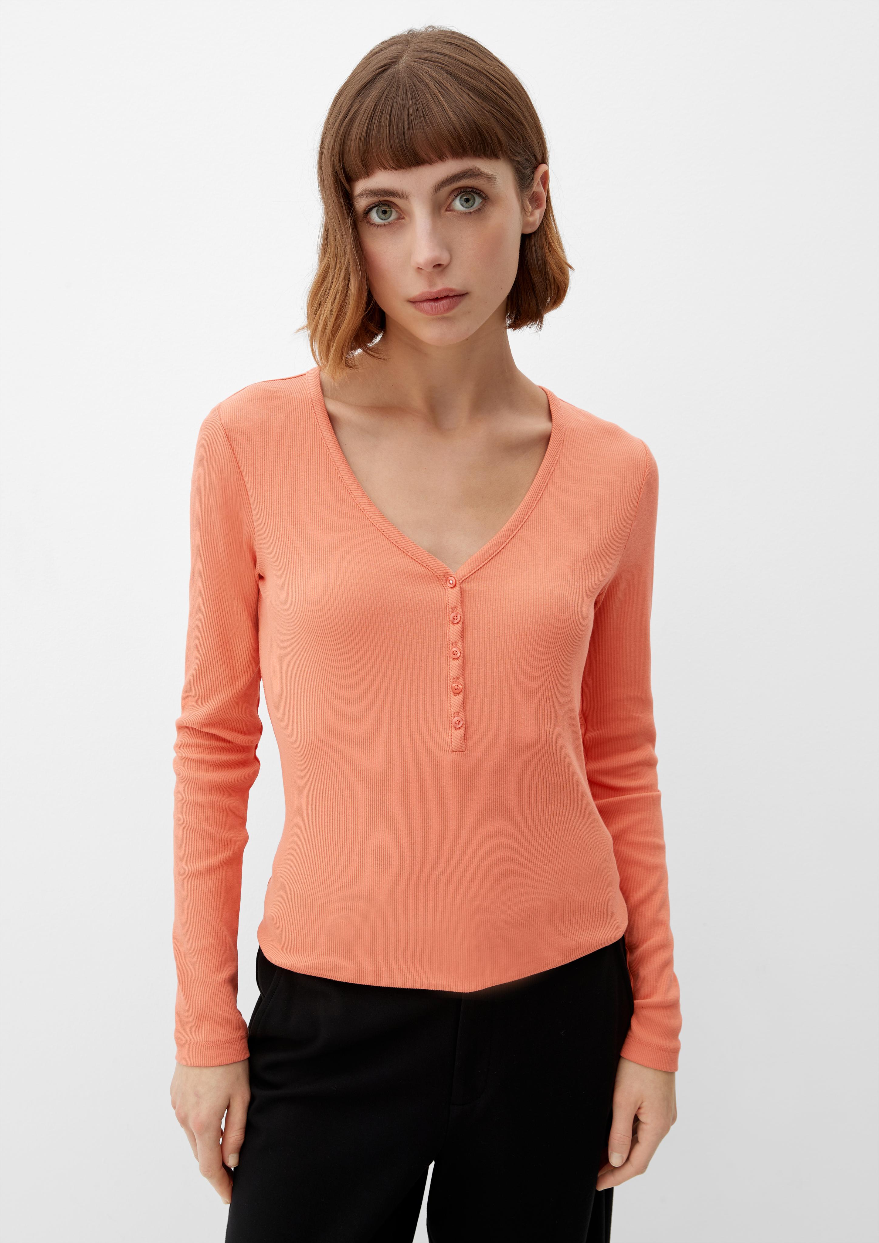 Longsleeve mit Rippstruktur  2130352-2711