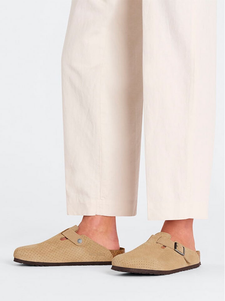 Birkenstock Leder-Clogs 