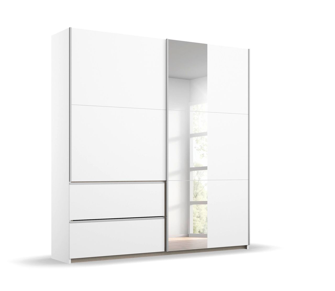 Rauch Möbel rauch Kleiderschrank Schwebetürenschrank Sevilla 175 cm Breit