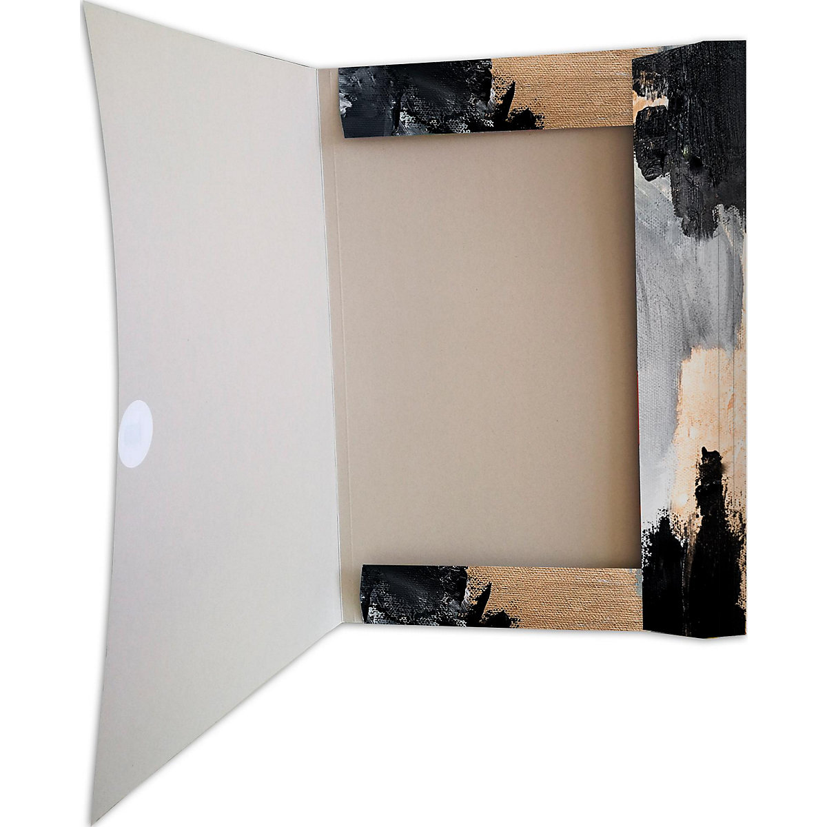 Sammelmappe/Zeichenmappe Abstract, DIN A2, mit Verschlussband