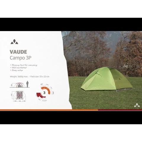 Campo 3 Personen - Campingzelt