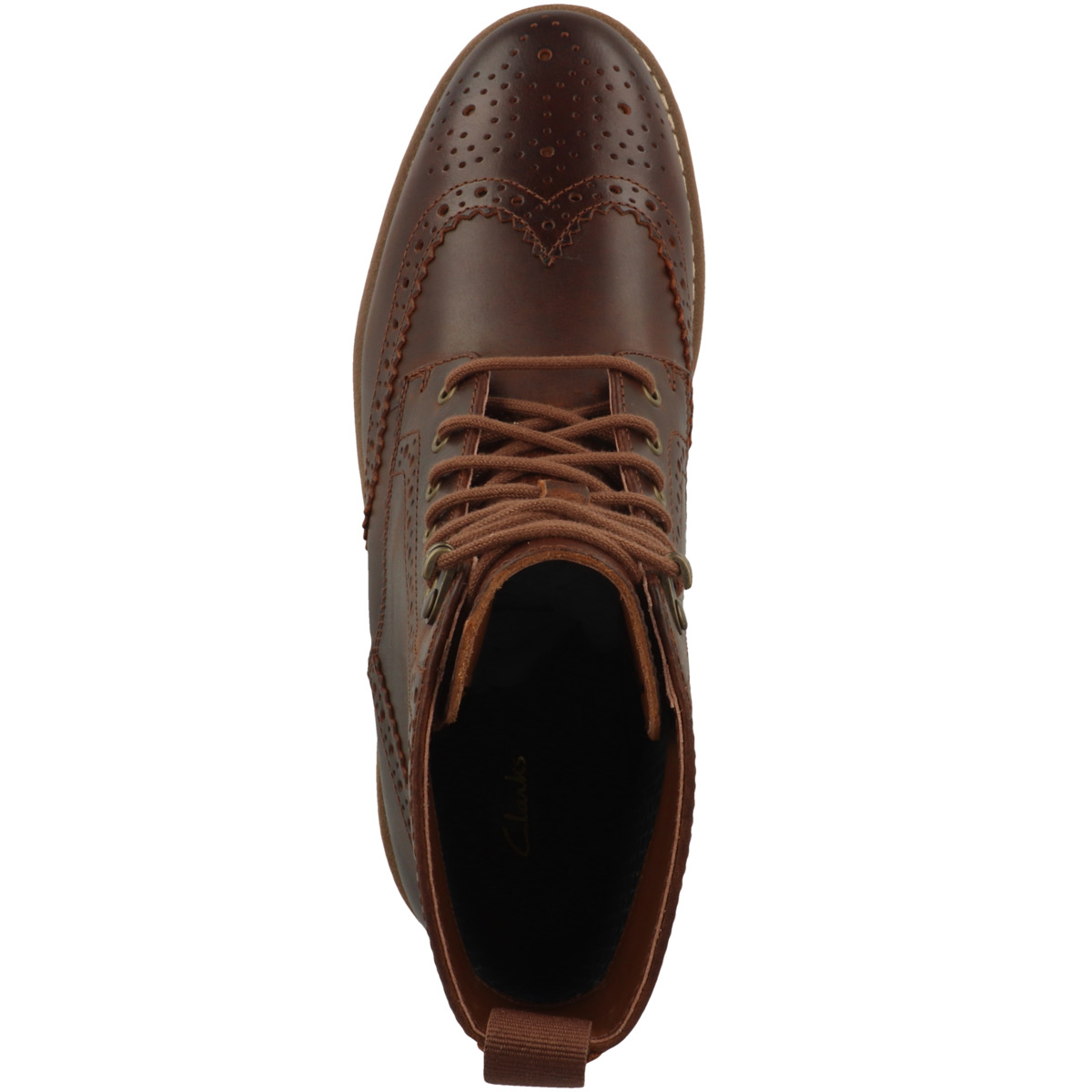 Clarks Batcombe Lord Schnürboots dunkelbraun