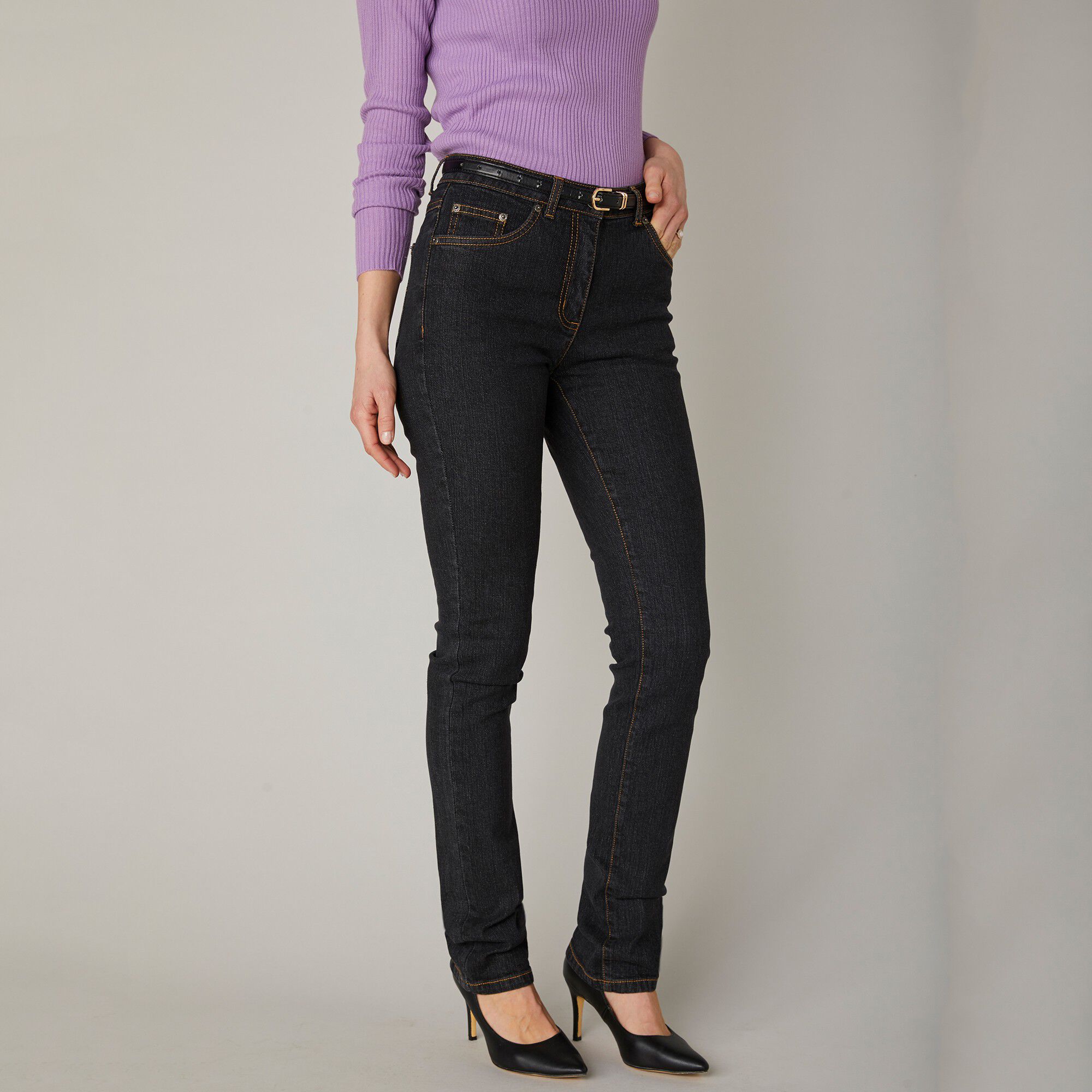 Jean coupe droite stretch