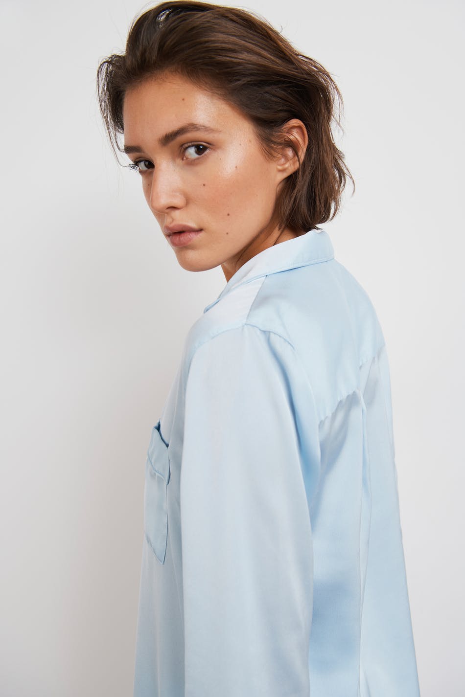 Nicole long pyjamas shirt