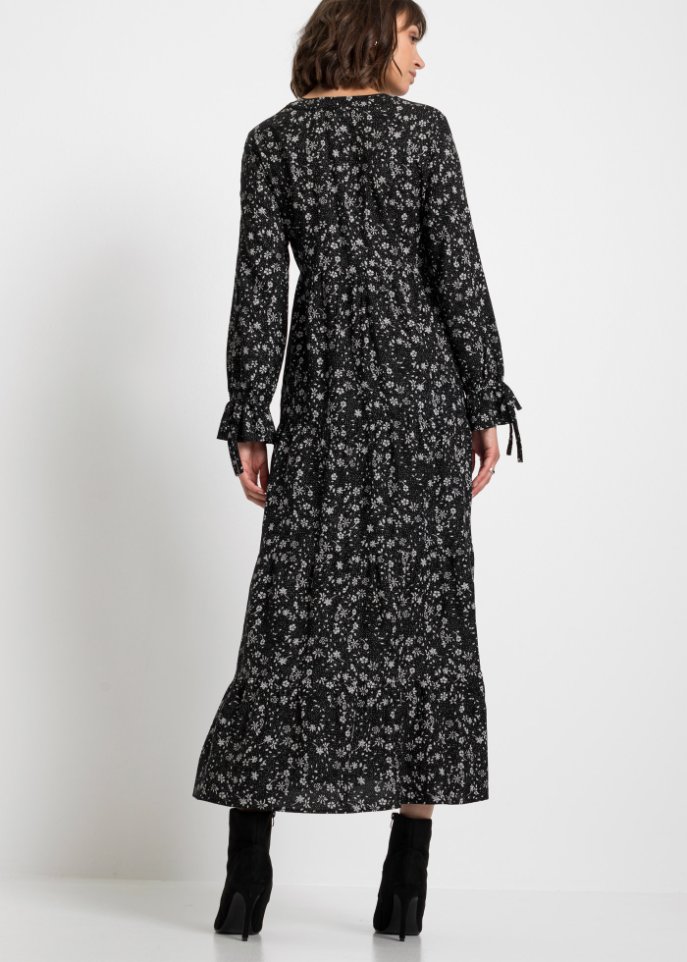 Bedrucktes Maxikleid aus nachhaltiger Viskose