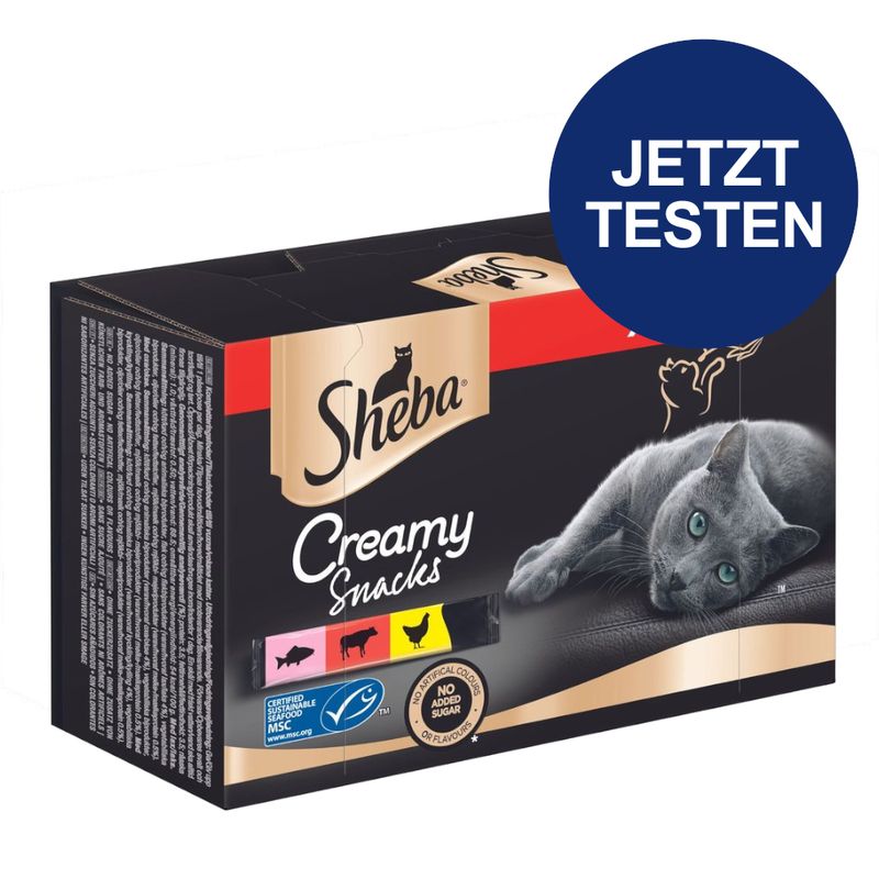 Sheba Creamy Snacks Multipack zu TOP-Preisen