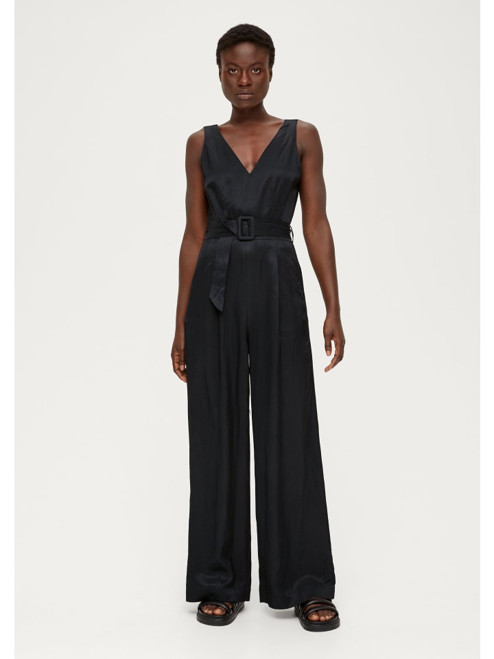 s.Oliver BLACK LABEL Overall 3/4 in Schwarz günstig kaufen