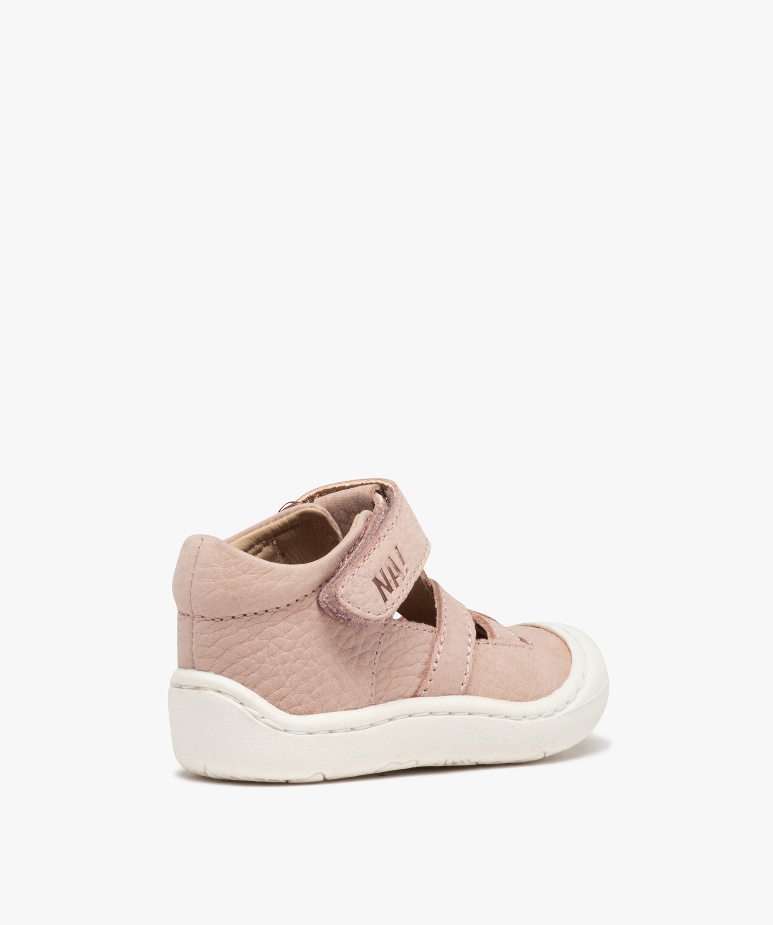 Sandales premiers pas bébé fille en cuir – NA! rose | GEMO