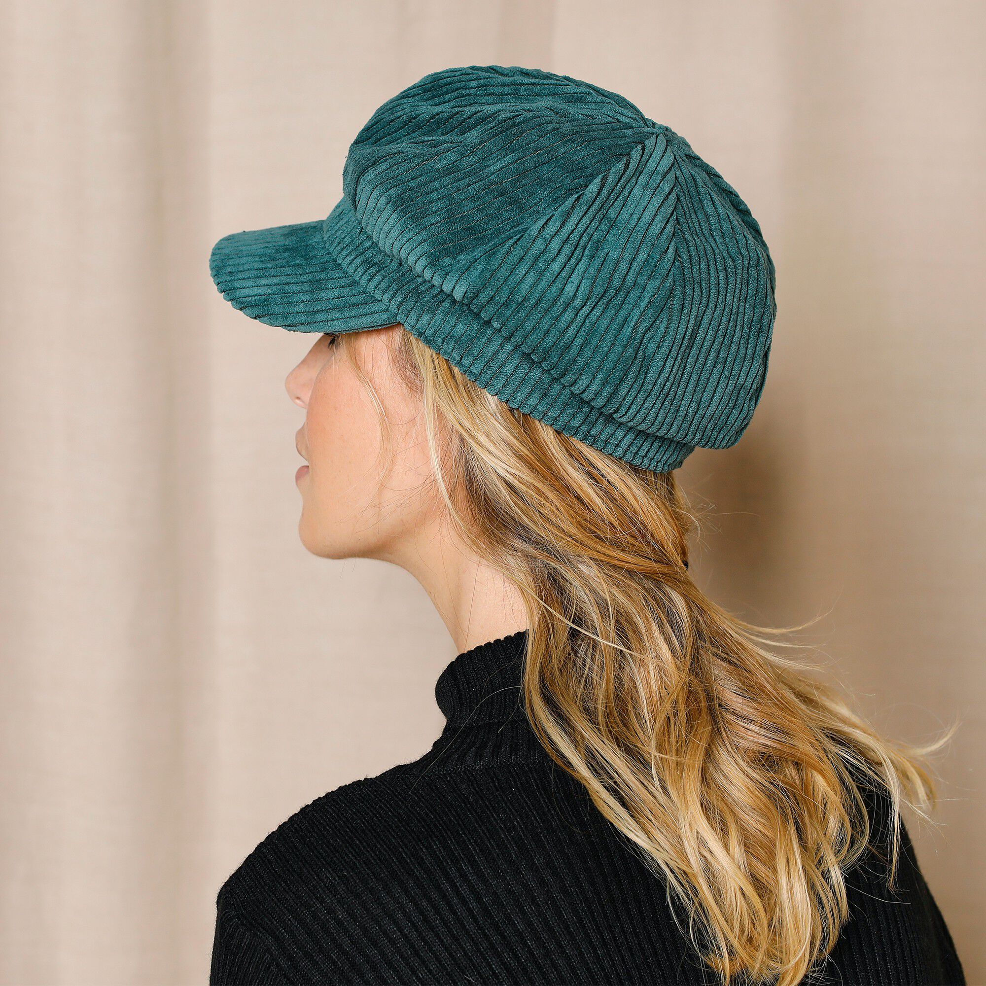 Casquette velours réglable