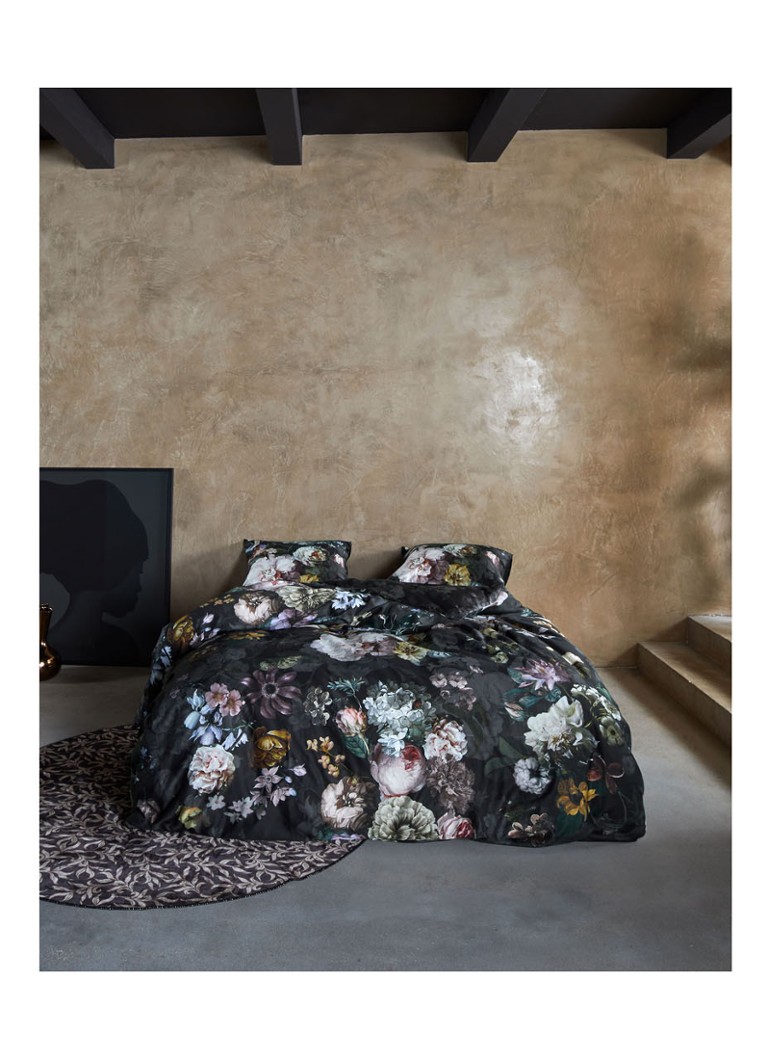 Husă de pilotă Essenza Festive Flower din satin de bumbac cu 200 de fire – fețe de pernă incluse