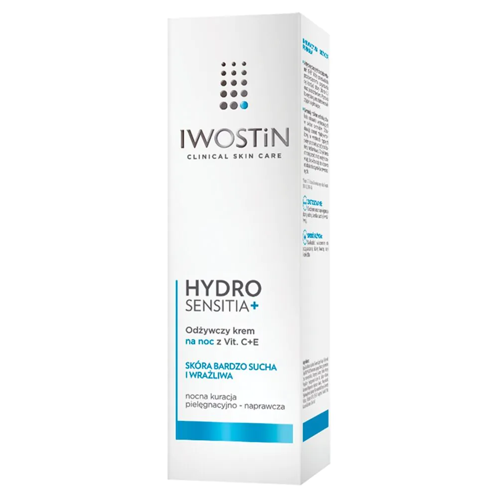 Iwostin Hydro Sensitia noćna krema s vitaminima C i E