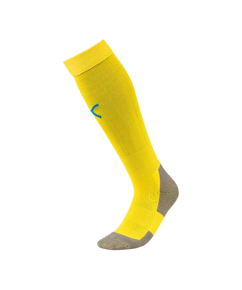 PUMA LIGA Socks Core Stutzenstrumpf Gelb Blau F17