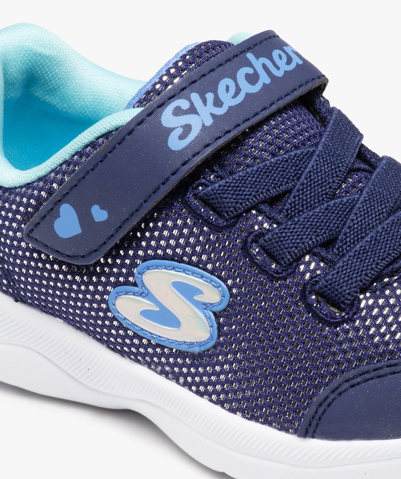 Baskets fille effet pailleté - Sketchers marine | GEMO