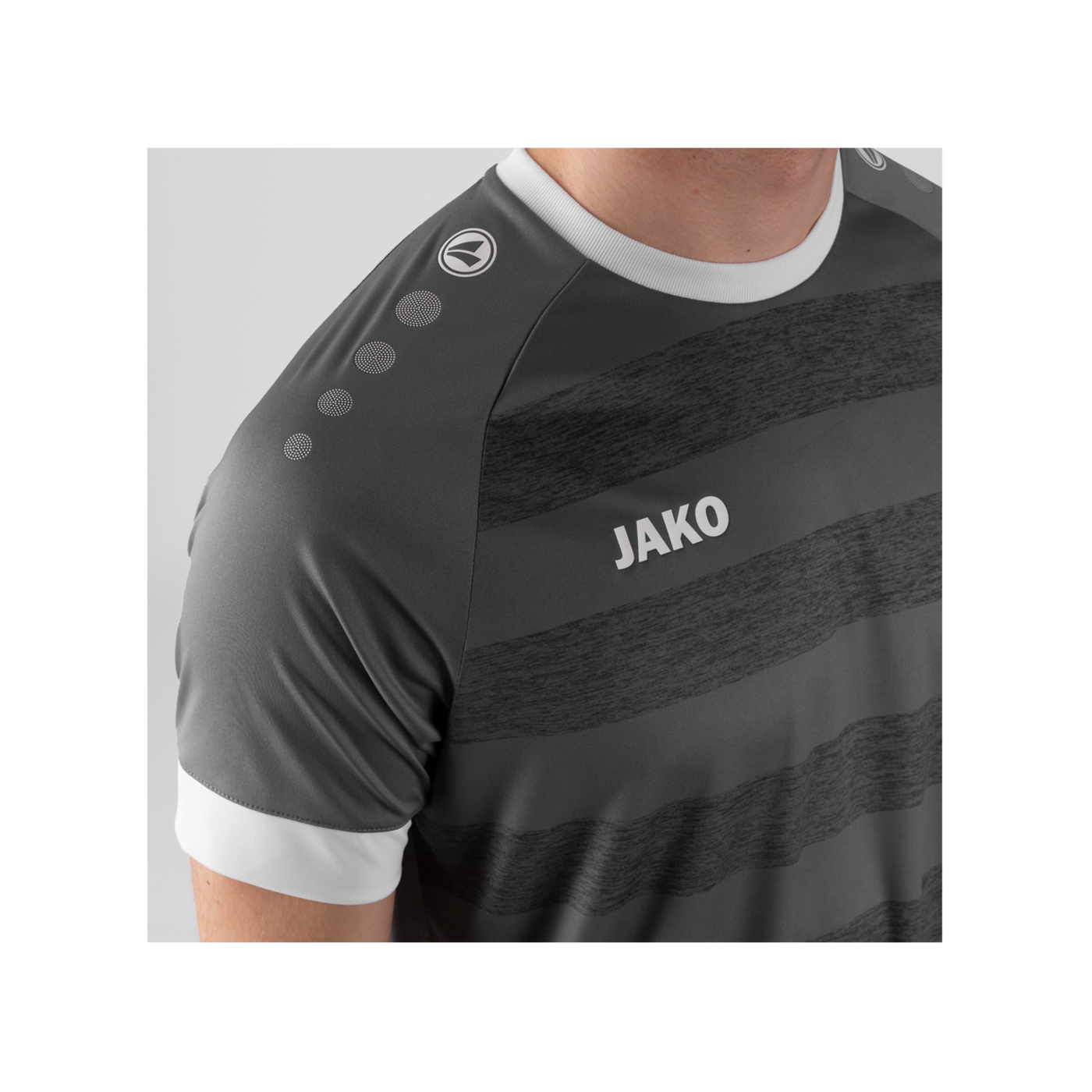 JAKO Celtic Melange KA Trikot Grau F840