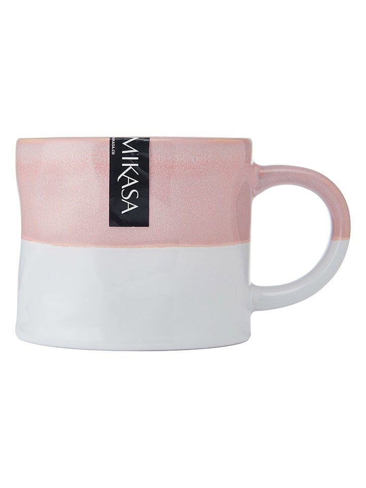 Mikasa 2er-Set: Tassen in Rosa/ Weiß - 350 ml günstig kaufen onesize