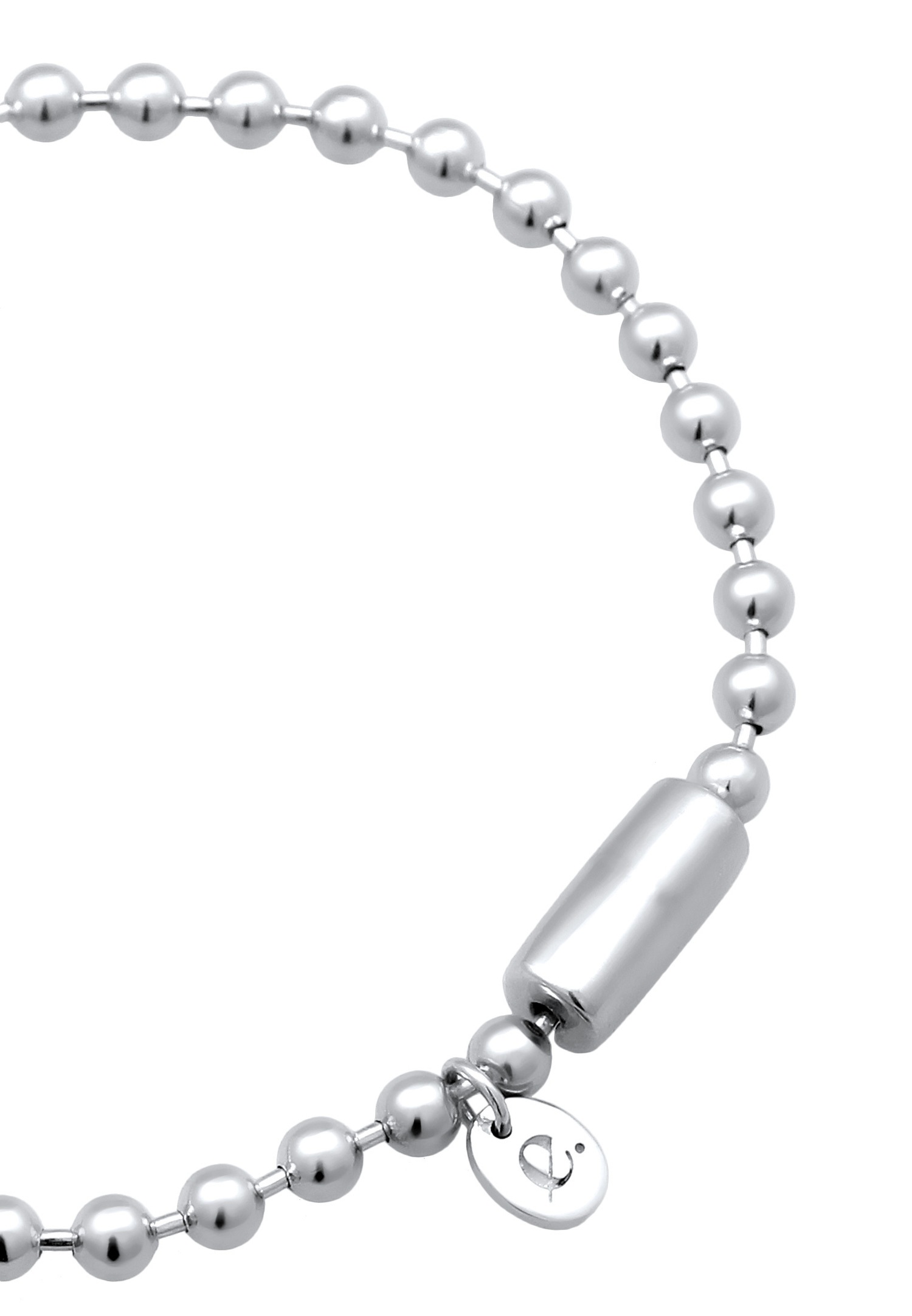 Bracciale basic da donna Elli PREMIUM con catena a sfere, in argento sterling 925