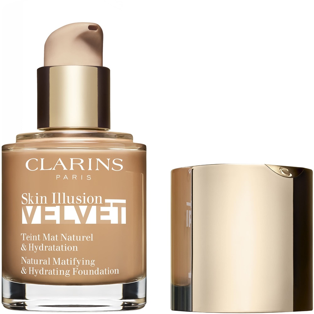 Clarins Skin Illusion Velvet  Fond de Teint MatNaturel & Hydratation Fond de teint