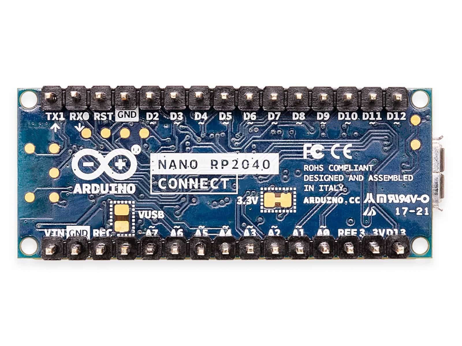 Arduino ARDUINO ® Board NANO RP2040 CONNECT with headers Mini-PC