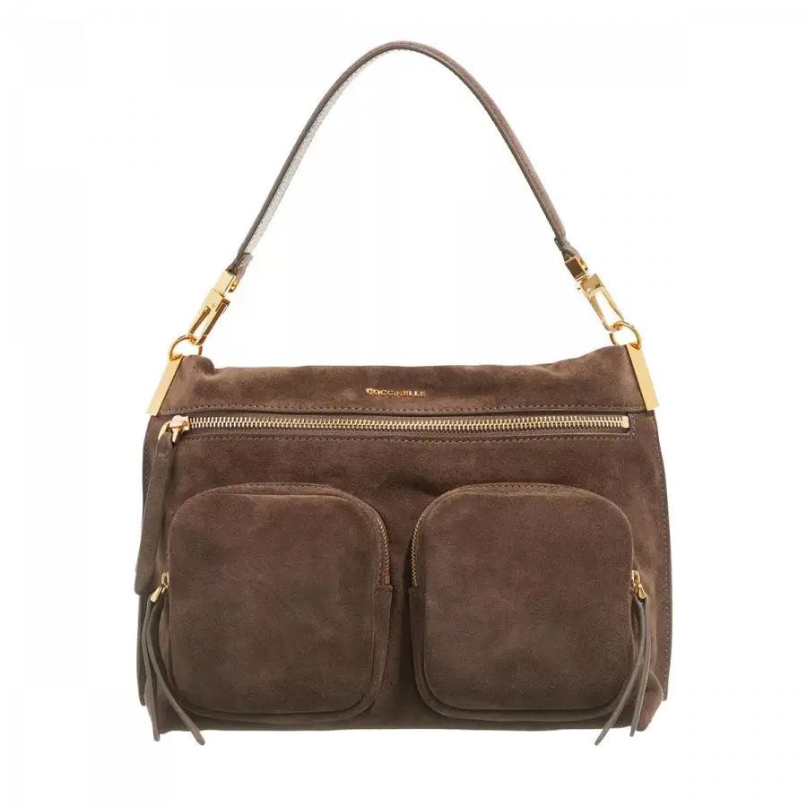 Coccinelle - Coccinelle Handle Bags Leder Dark Brown - braun