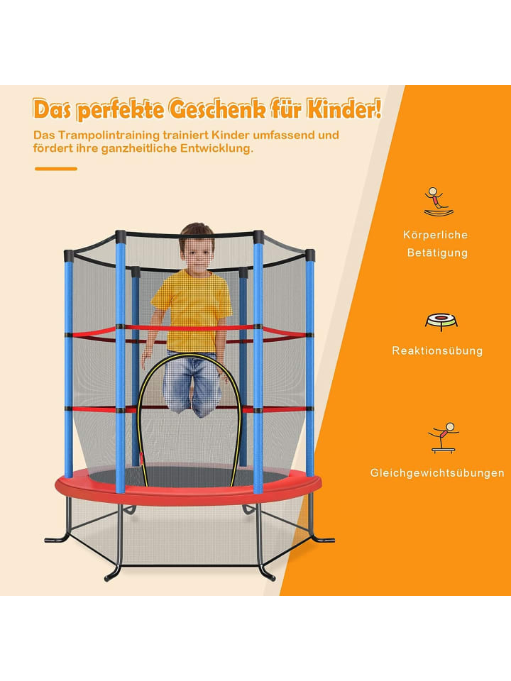 COSTWAY Gartentrampolin in Blau günstig kaufen onesize