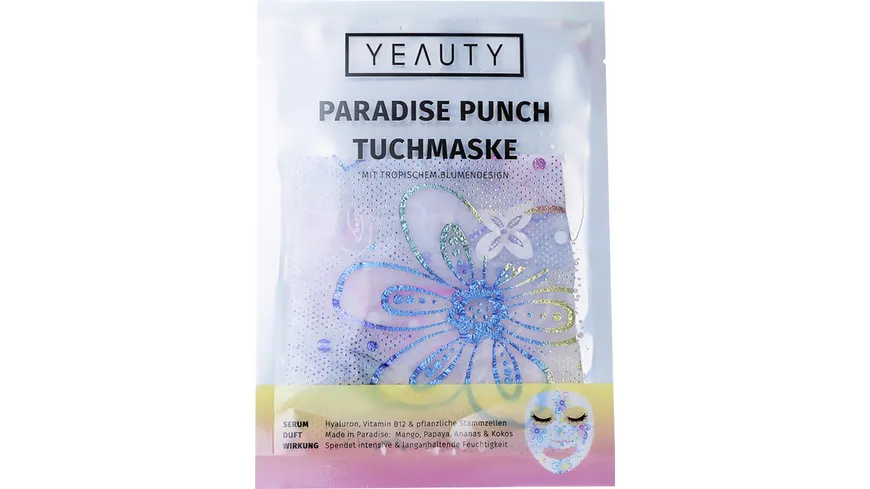 YEAUTY Paradise Punch Tuchmaske