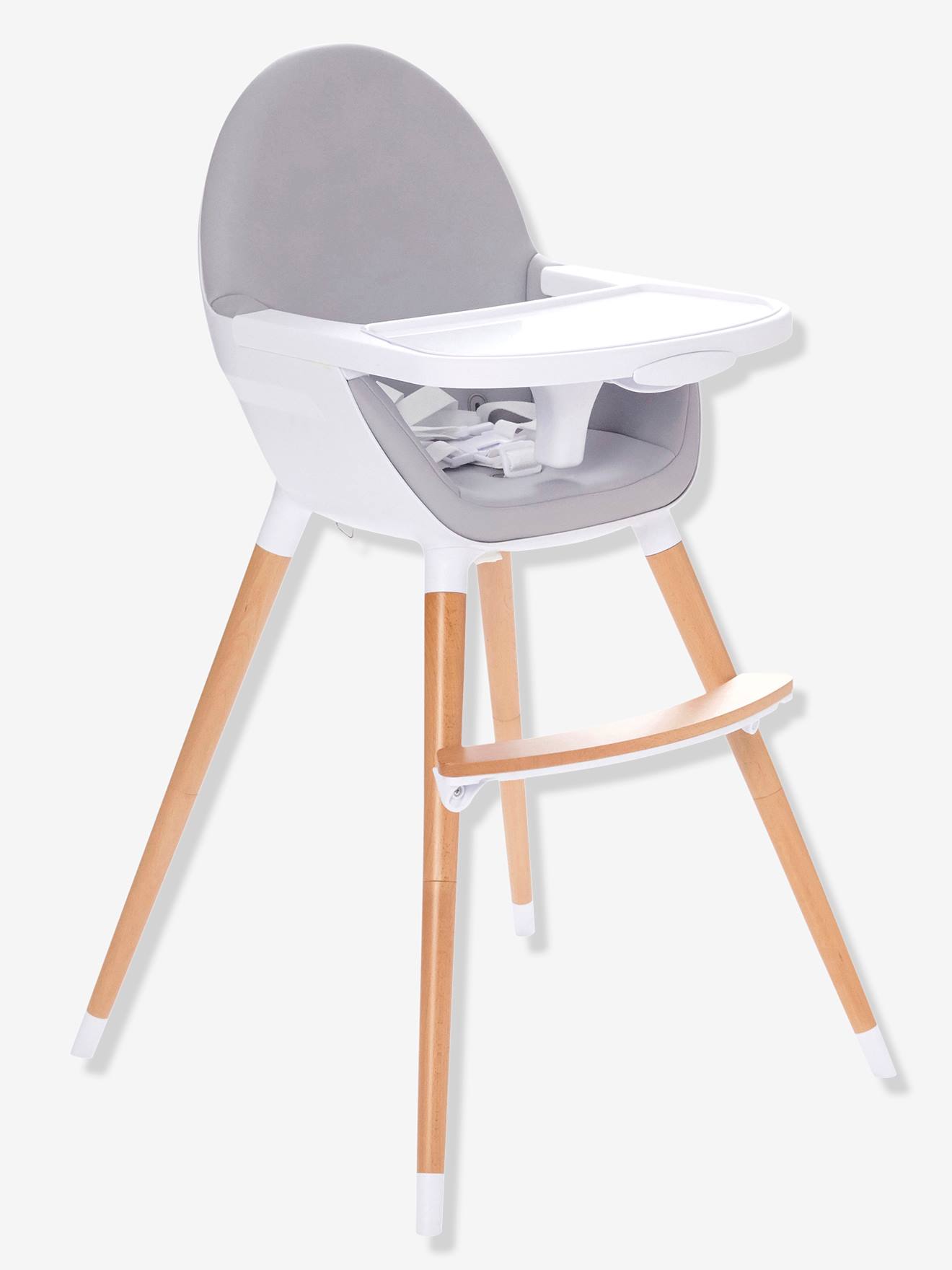 Chaise haute évolutive 2 hauteurs TopSeat bleu imprimé