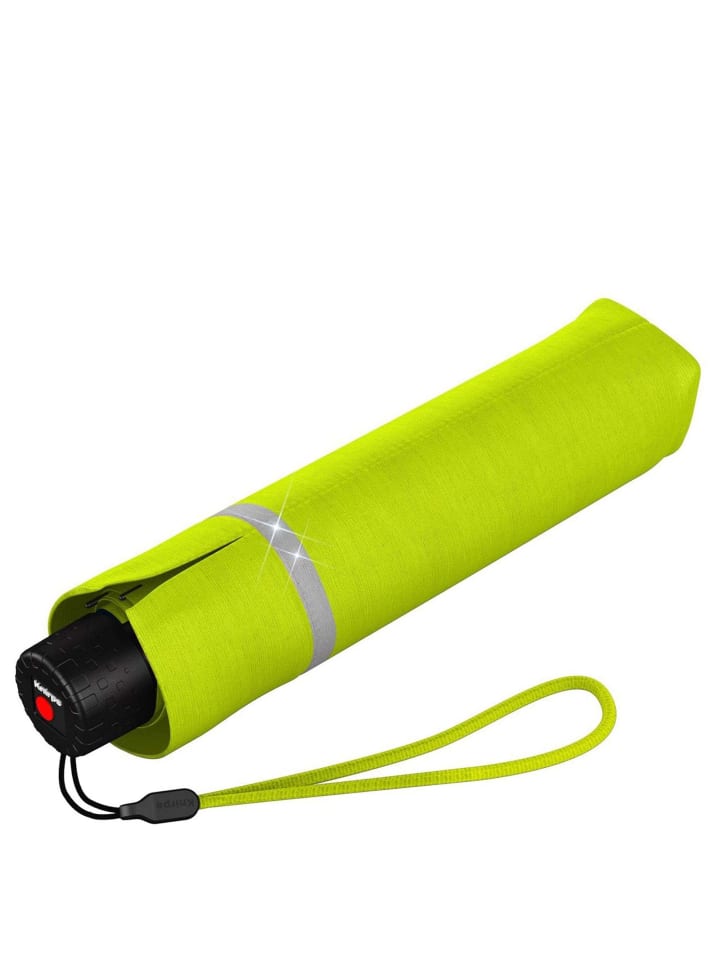 Knirps Rookie manual - Kinderregenschirm (flamingo) in lime günstig kaufen onesize