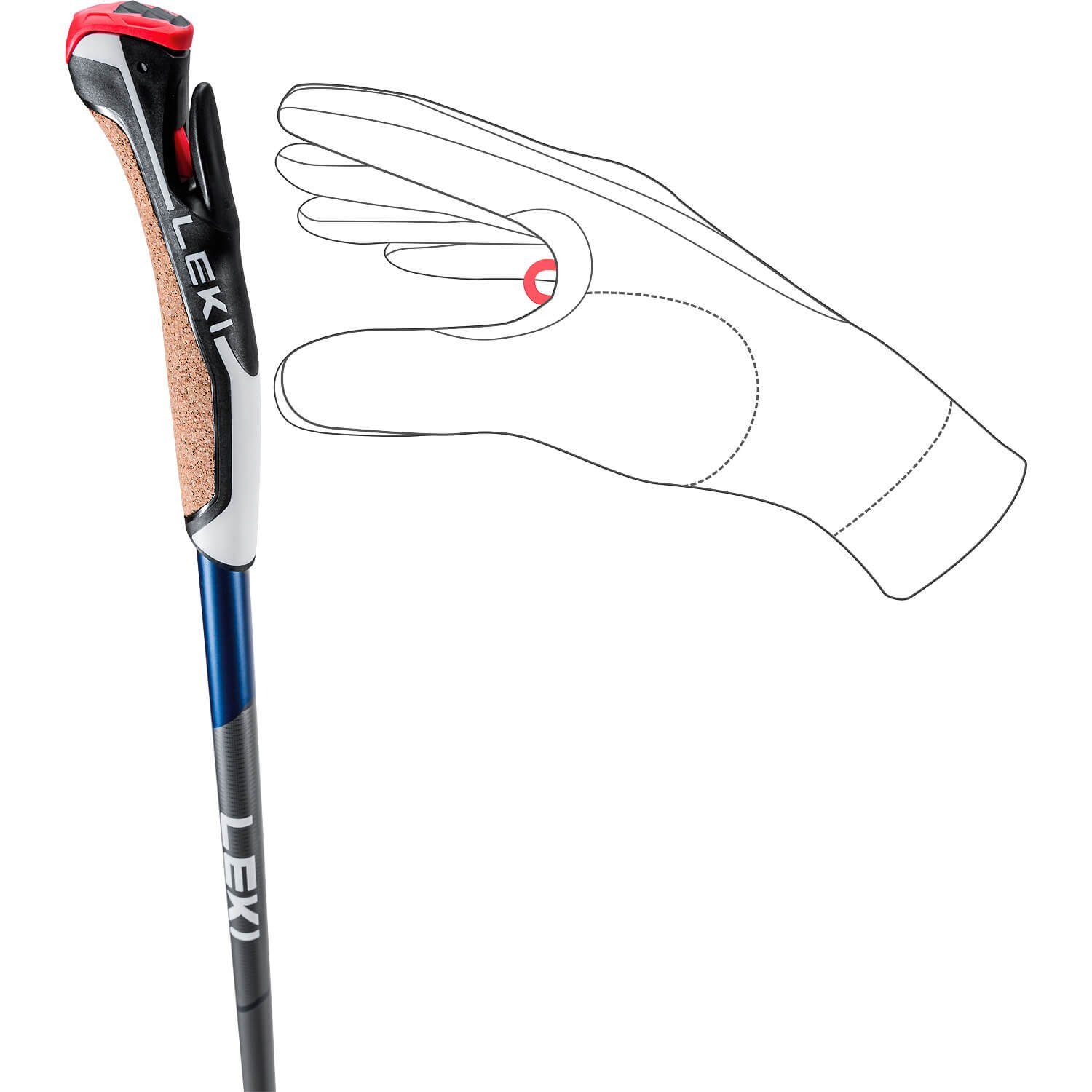 Leki Wanderstöcke Nordic Walking-Stock Smart Flash