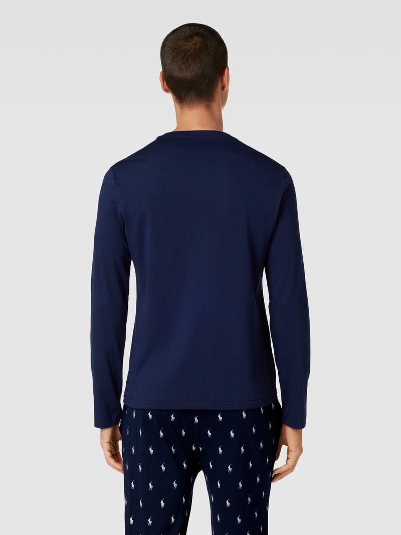 Sweatanzug mit Label-Details in marineblau