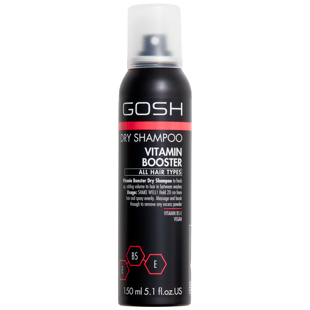 gosh copenhagen Vitamin Booster Dry Shampoo Spray Shampooing sec spray booster enrichi vitamines B, D, E