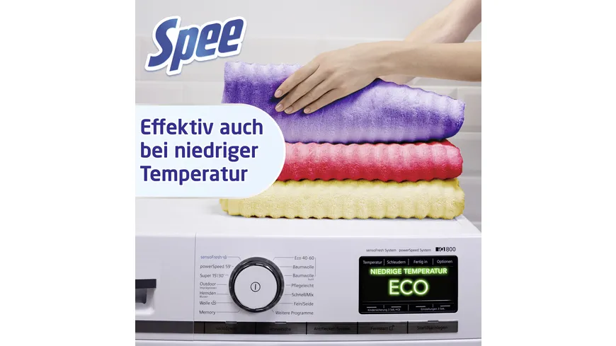 Spee Colorwaschmittel Gel Blütenfrische 24H Deo-Frische 22WL 990 ml