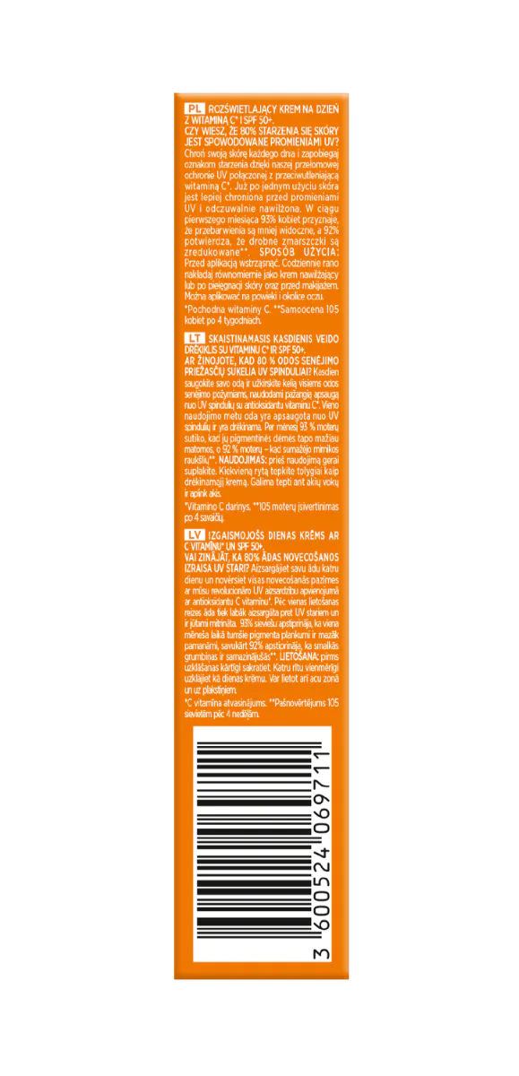 L'Oréal Paris Revitalift Clinical Illuminating dnevna krema s vitaminom C SPF50+