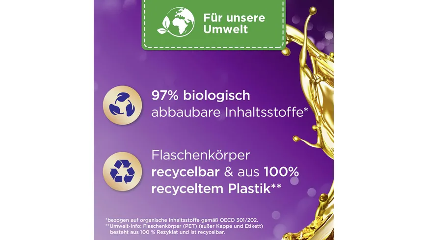 Vernel Weichspüler Aromatherapie Traumhafte Lotusblüte 37 WL 814 ml