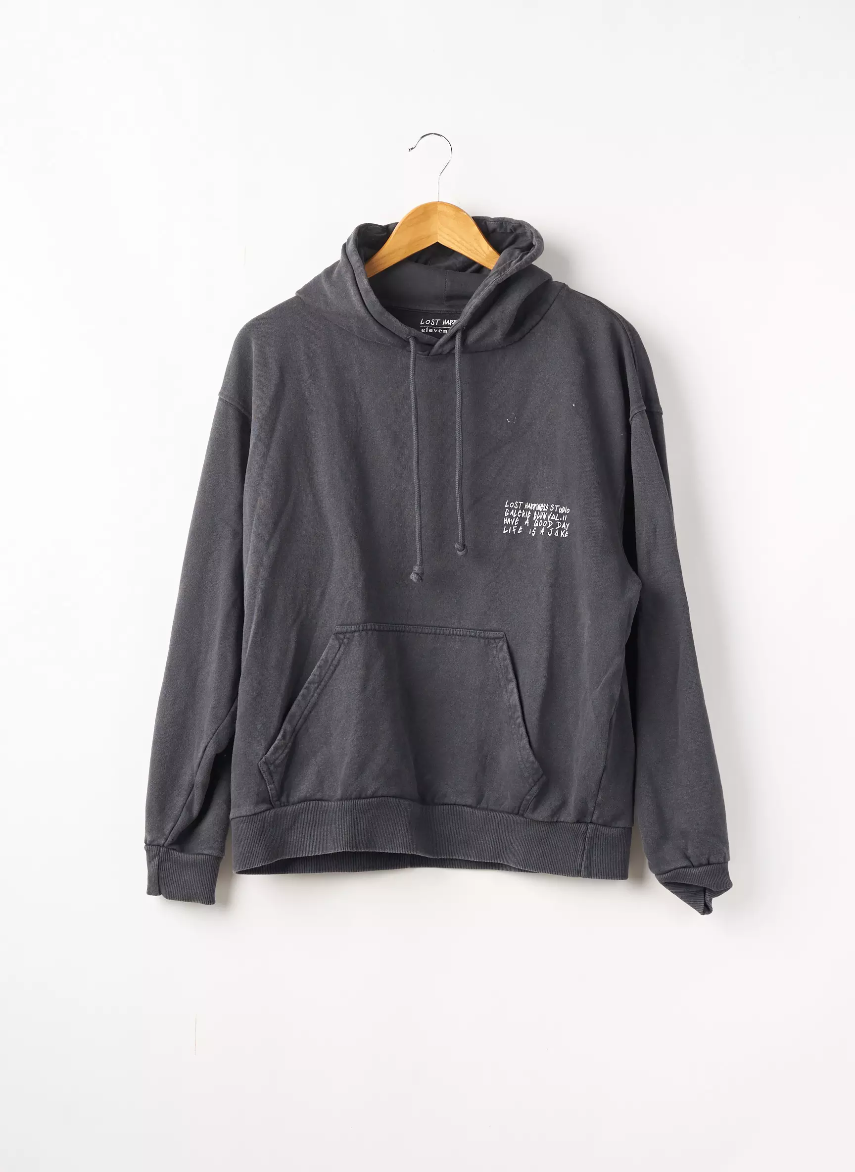 Eleven Paris Sweat Capuche Femme couleur gris