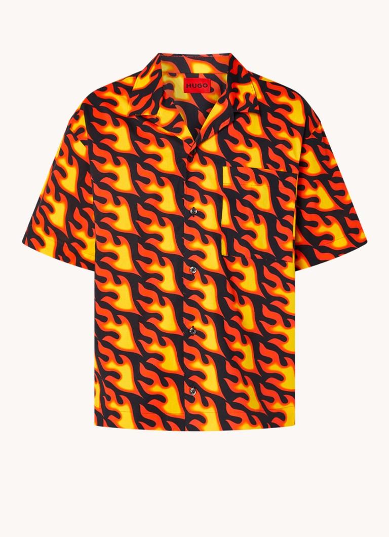HUGO BOSS Egeeno košulja regularnog kroja s printom