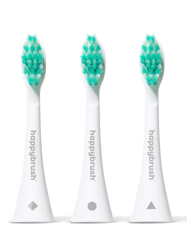 Happy Brush 3er-Set: Aufsteckbürsten 