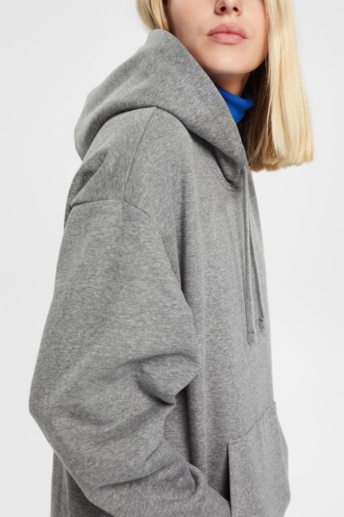 Hoodie-Kleid in Longform
