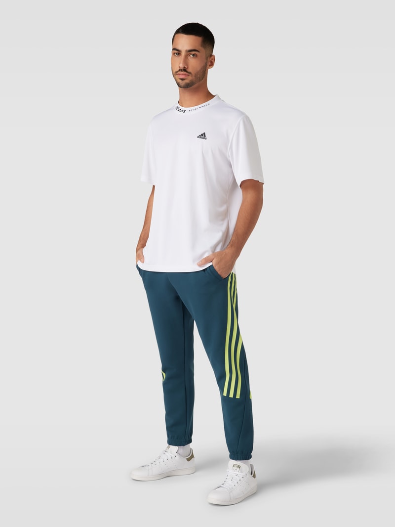 Sweatpants mit elastischem Bund in petrol