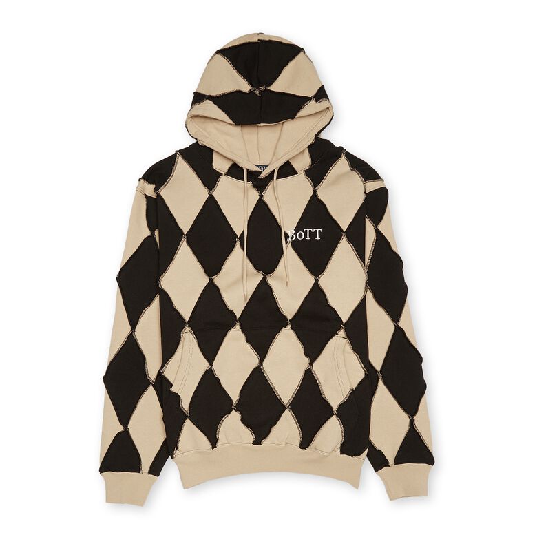 BoTT Patchwork Hoodie black