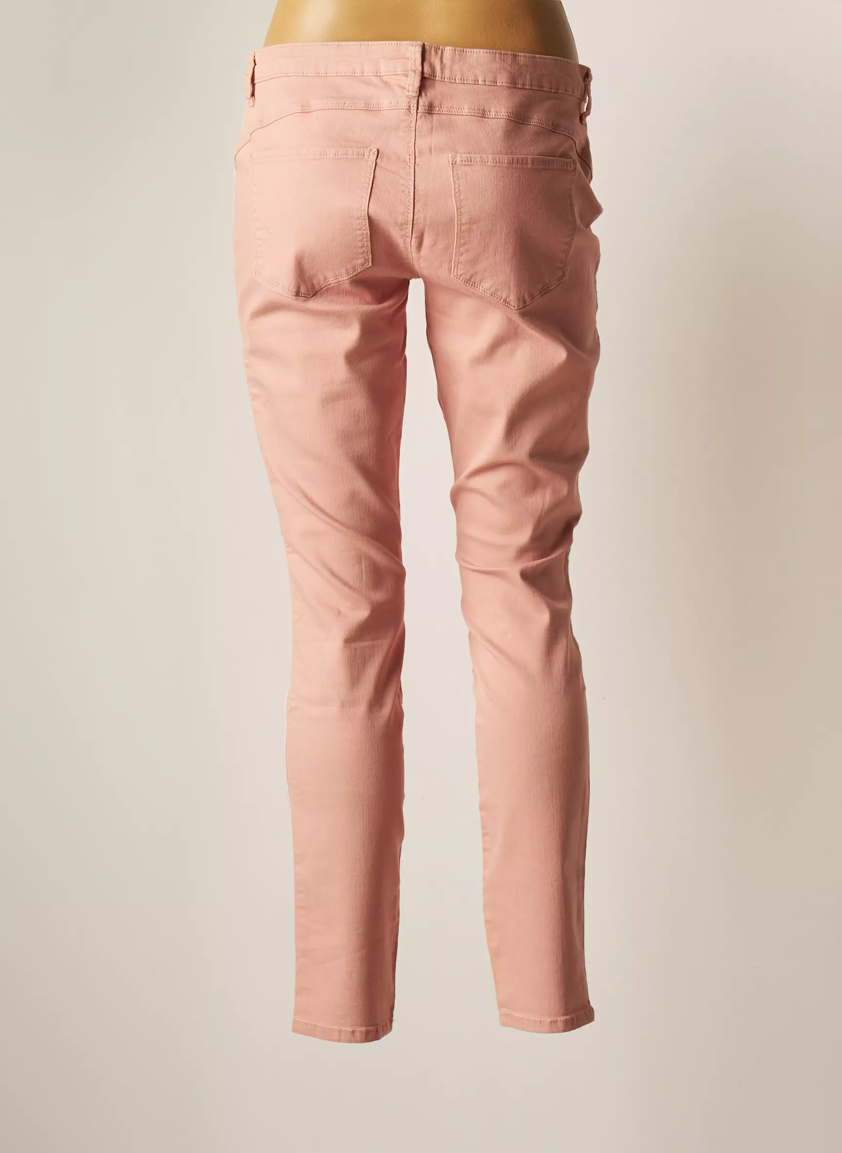 Only Jeans Coupe Slim Femme couleur rose