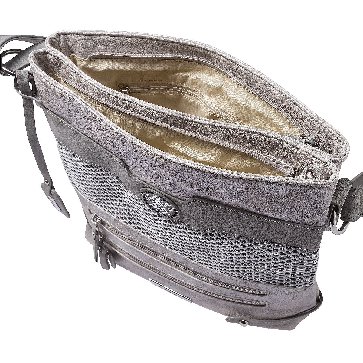Rieker H1346-40 Beige weiß-silber