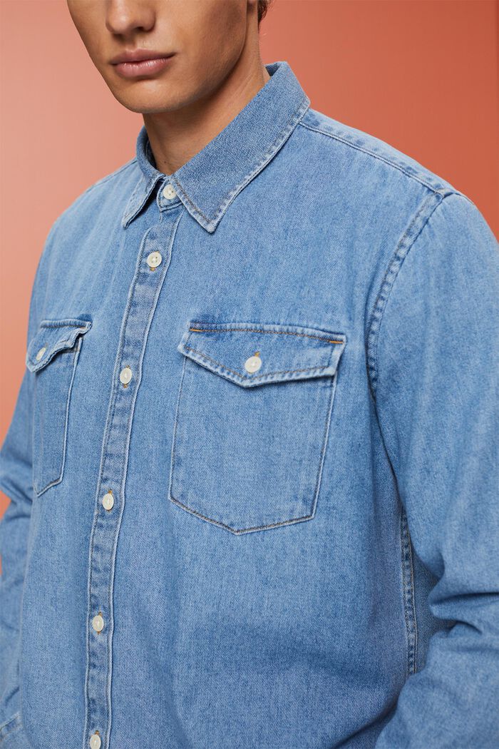 Hemd aus Baumwoll-Denim