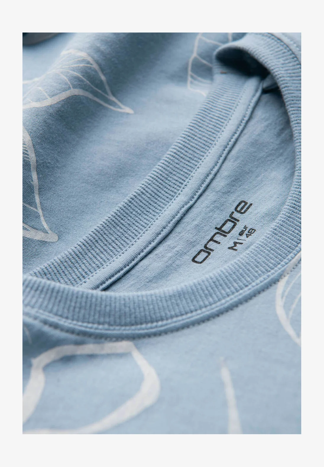 Camiseta estampada ombré