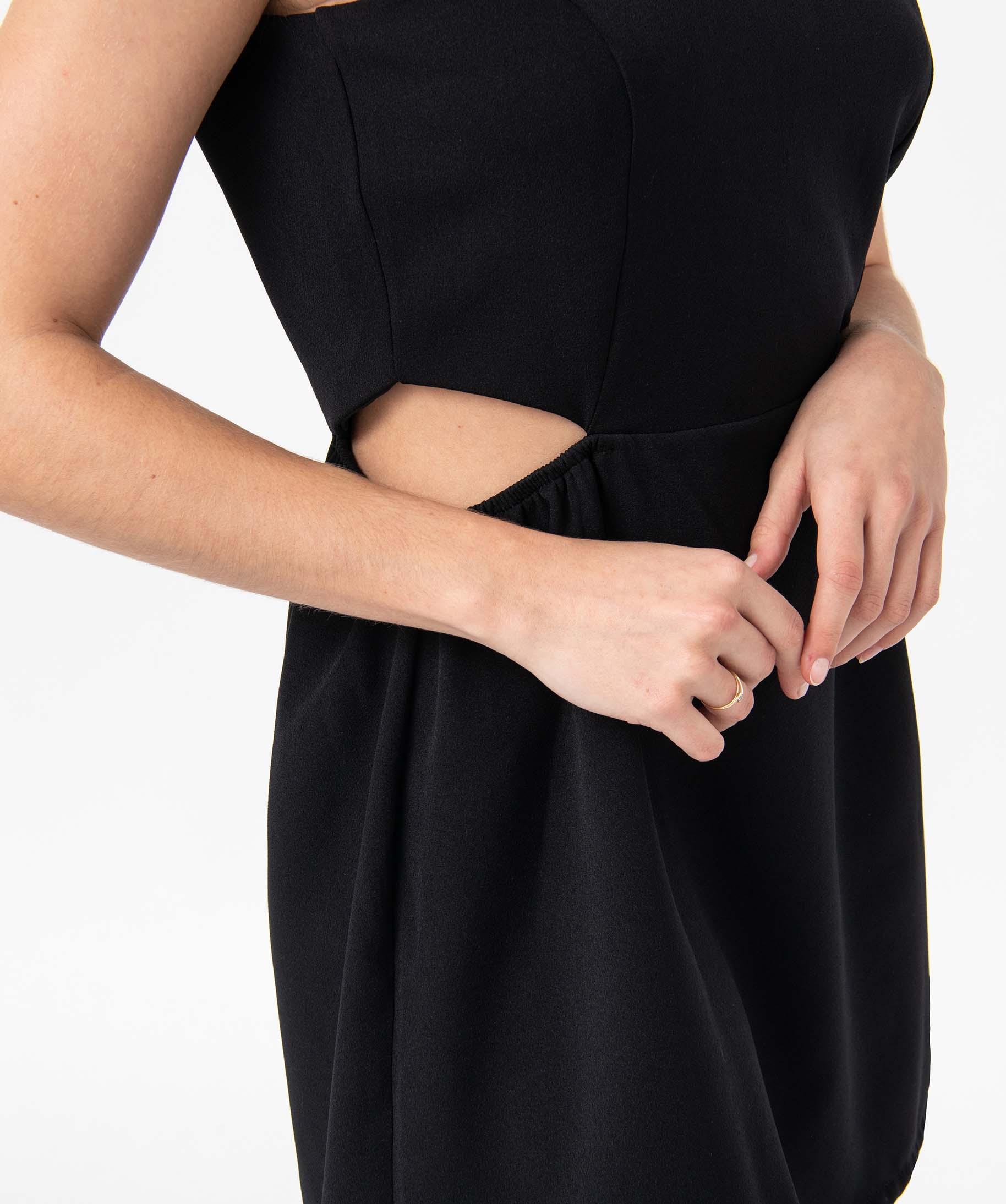 Robe de soirée femme Gémo x Nolwenn Crème noir | GEMO