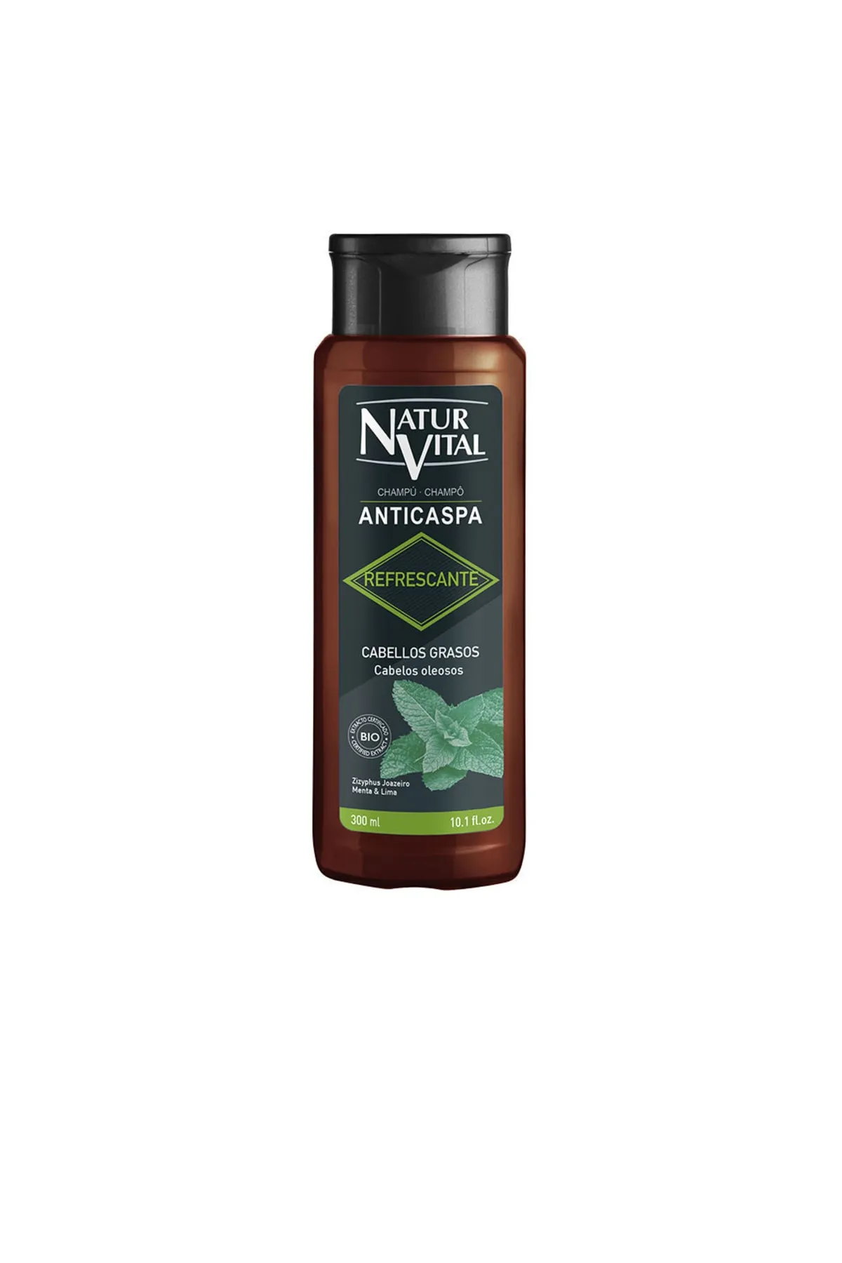 Natur Vital  Erfrischendes Anti-Schuppen-Shampoo Für Fettiges Haar Natur Vital 300 ml
