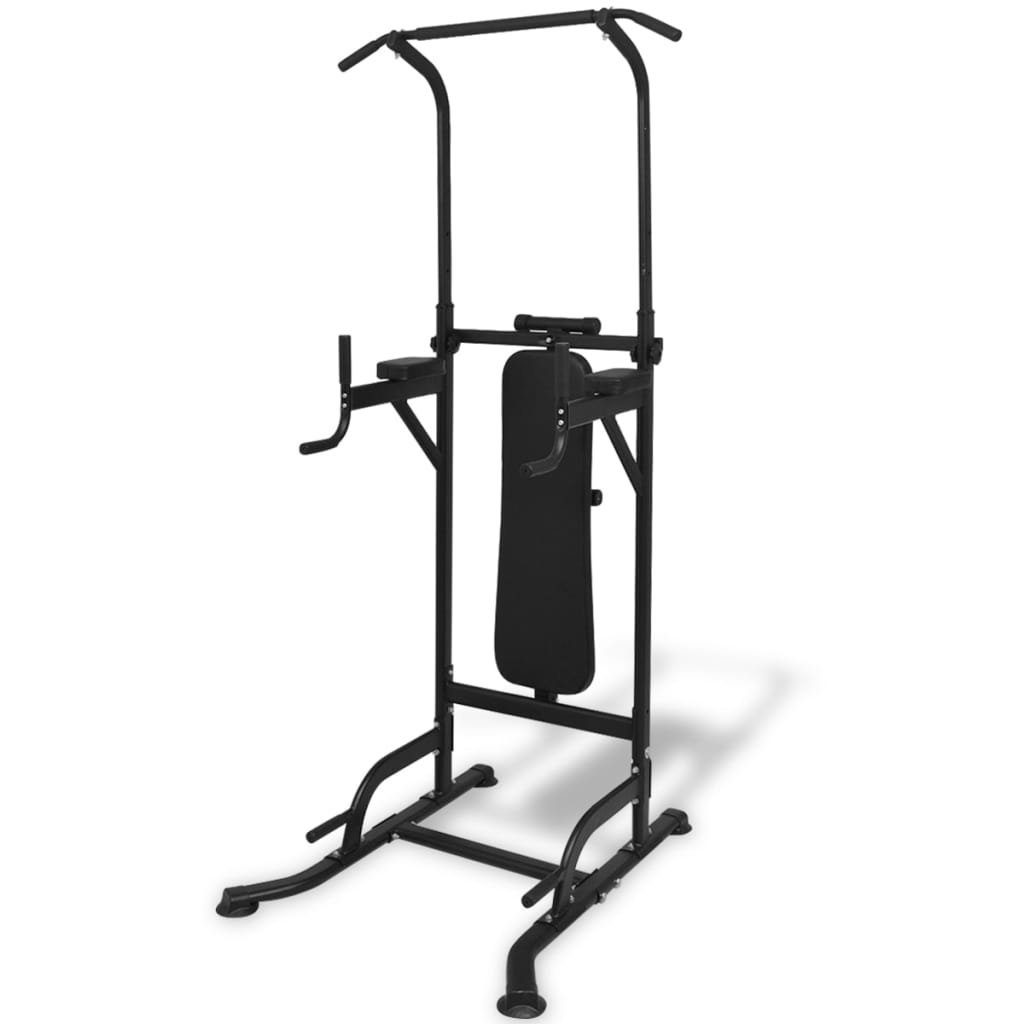 vidaXL Hantelbank Power Tower mit Sit-Up-Bank