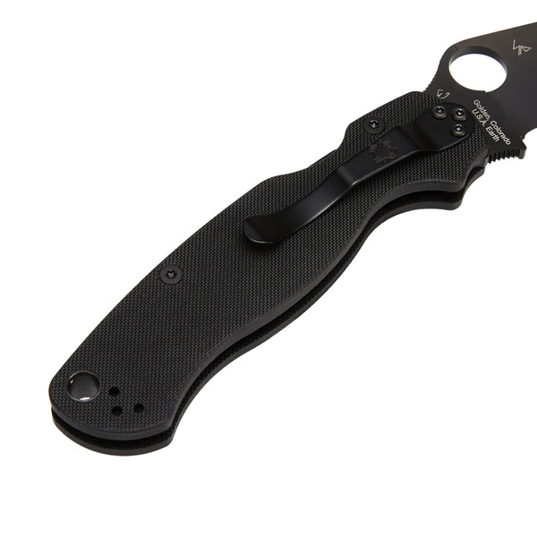 PARA-MILITARY 2 BLACK G10 PLAIN - Klappmesser