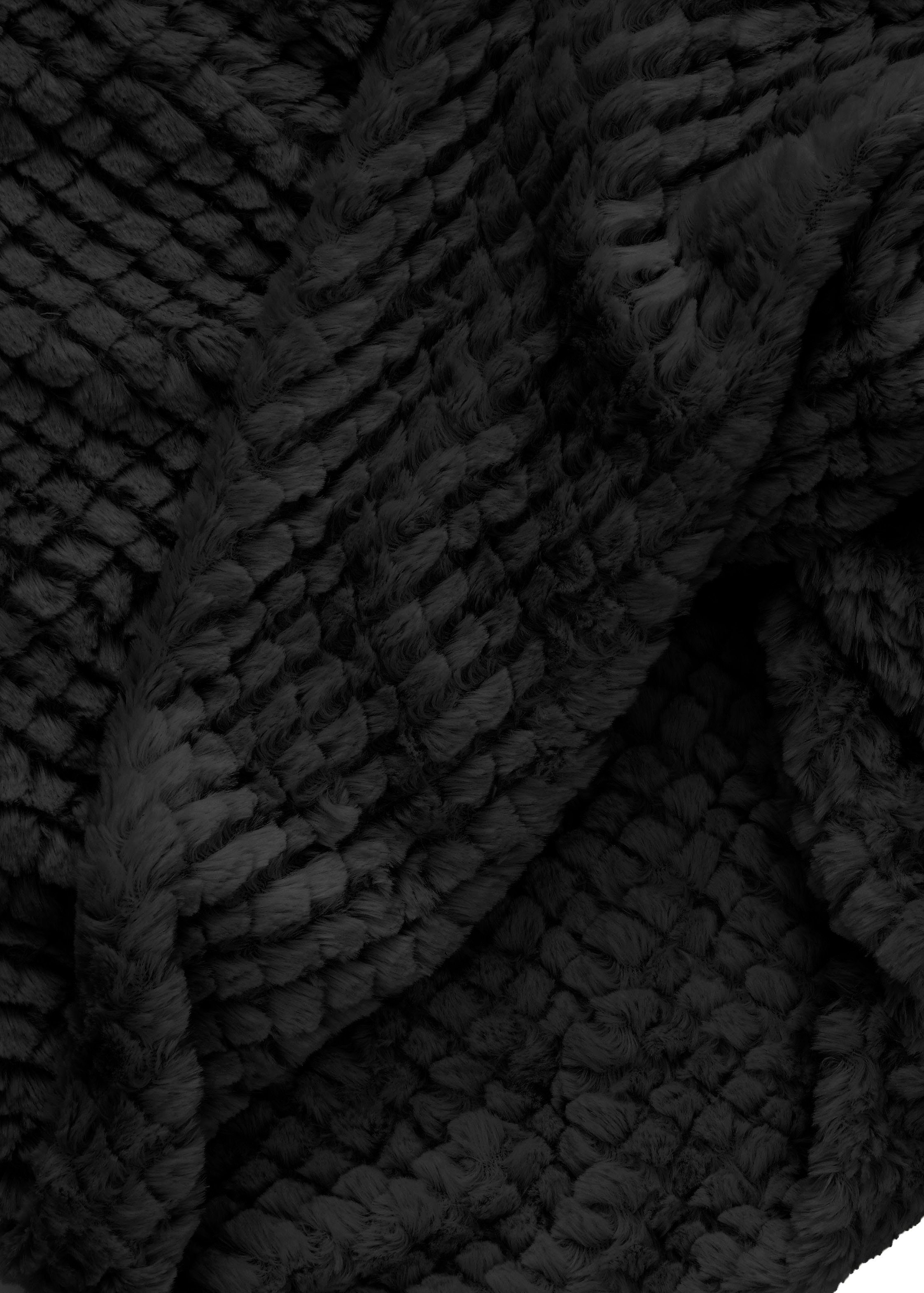 LASCANA Loop, weiches Material, Grobstrick-Schal aus Fleece, Halswärmer VEGAN