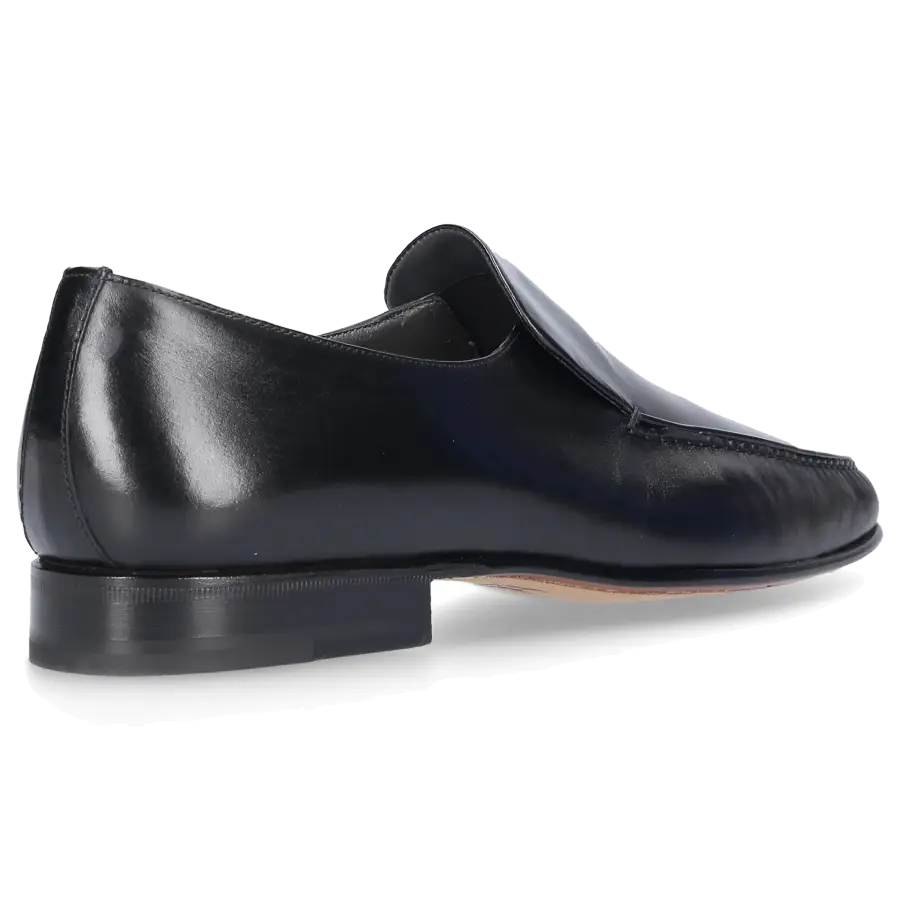 Moreschi - Slipper 021991 Känguruleder - schwarz